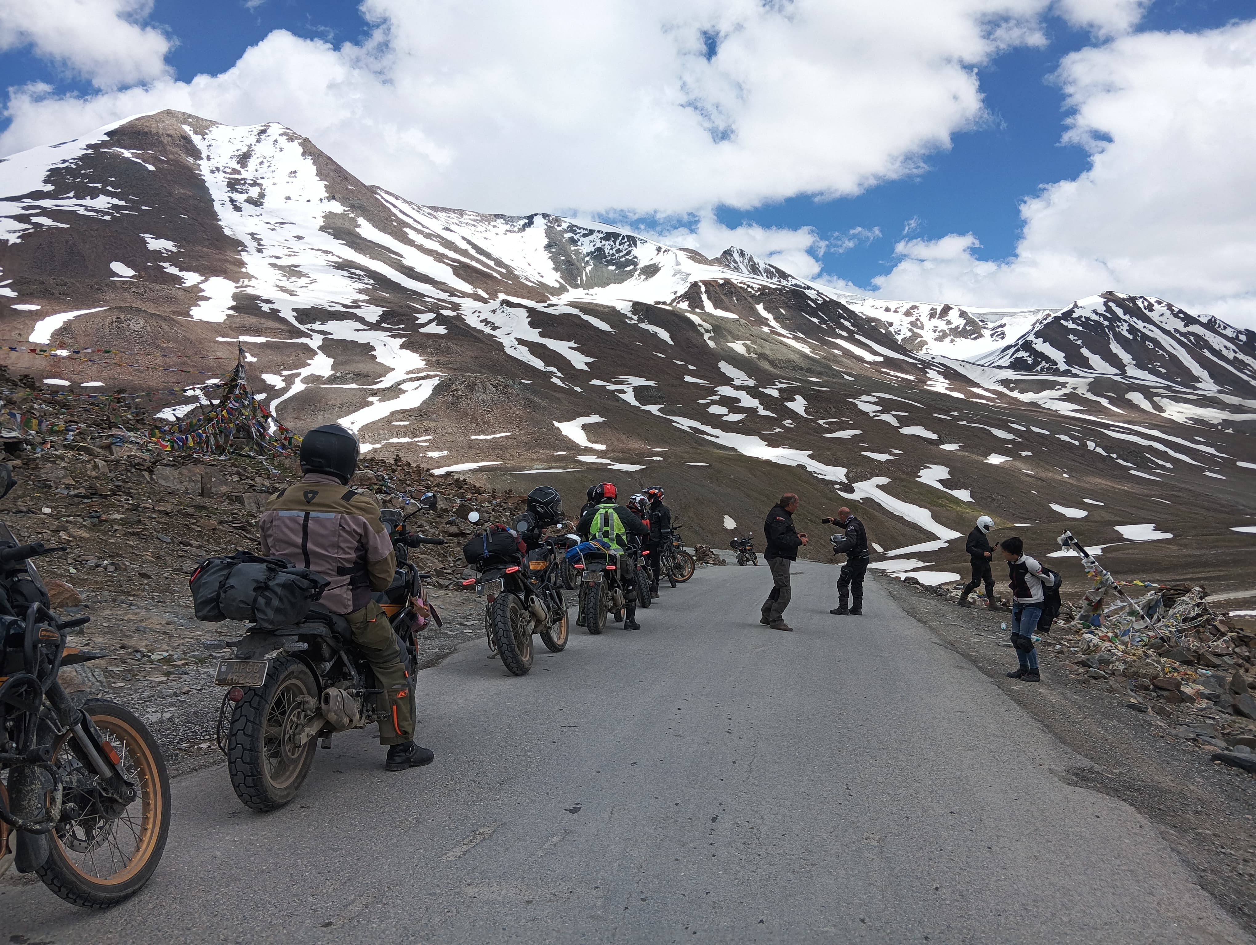 Ladakh riders and landscape