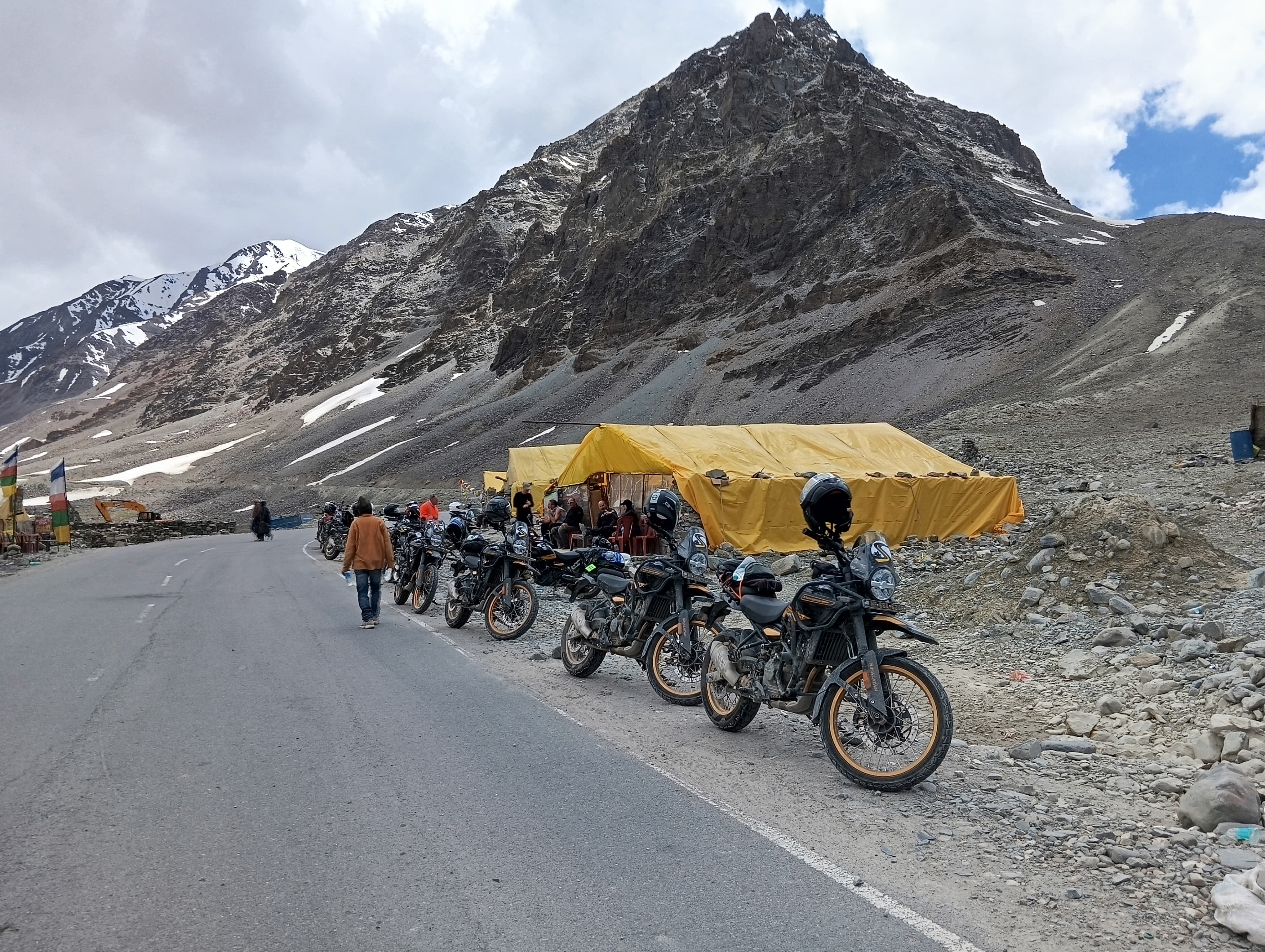 High altitude Himalayan lake landscape